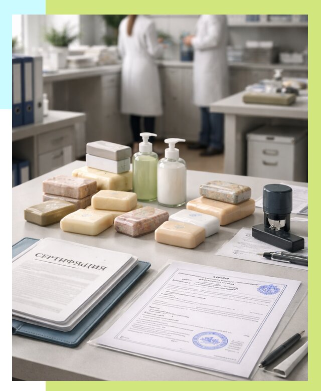 Сертификация мыла и сертификат на мыло в Чебоксарах от 12341 | Алешин-Чбк