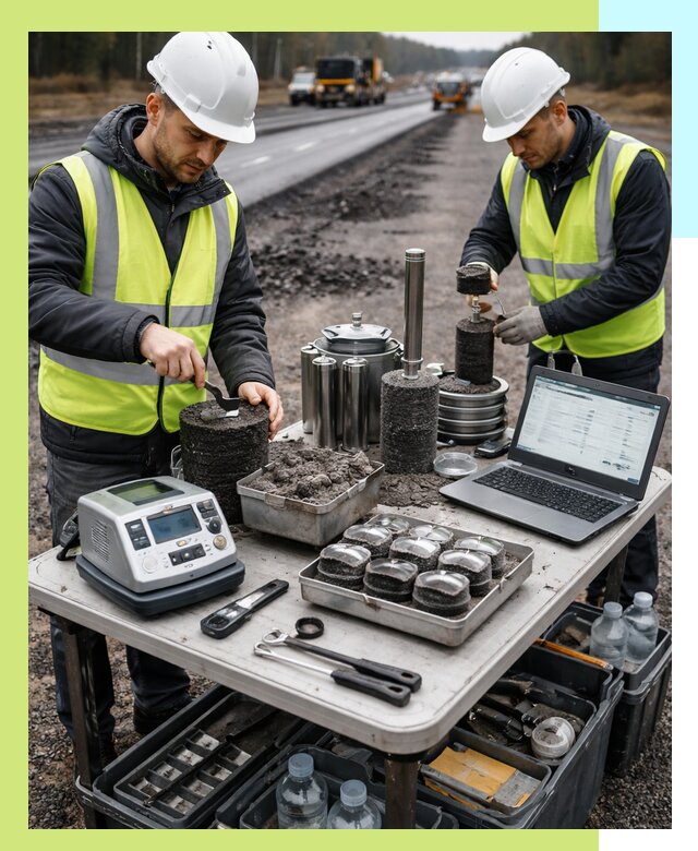 Сертификация асфальта: испытания и подтверждение в Чебоксарах