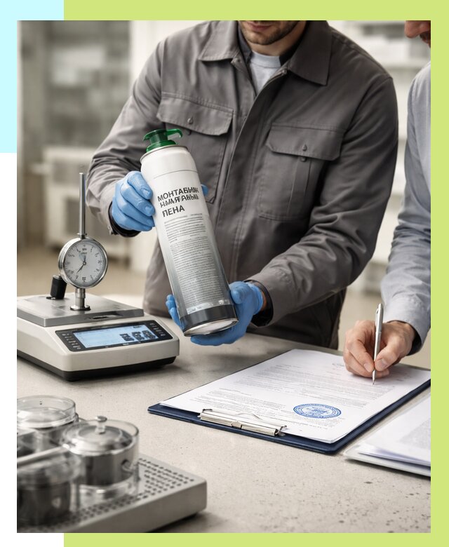 Сертификация монтажной пены в Чебоксарах от 15426 р. | Алешин-Чбк