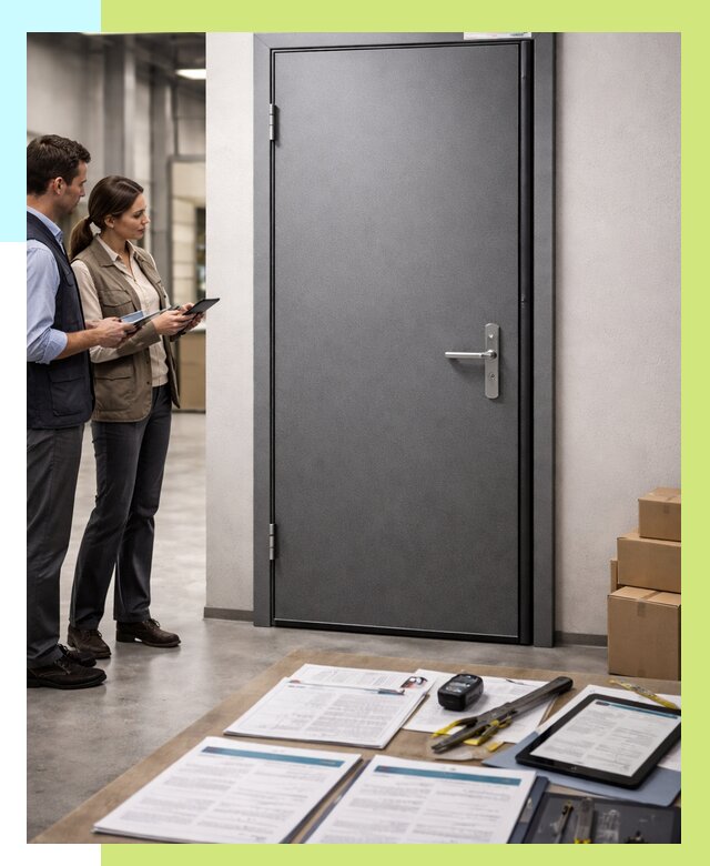 Сертификация противопожарных дверей в Чебоксарах от 9256 р. | Алешин-Чбк