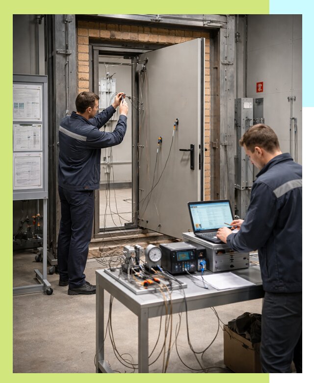 Сертификация противопожарных дверей в Чебоксарах по ГОСТ и ТР