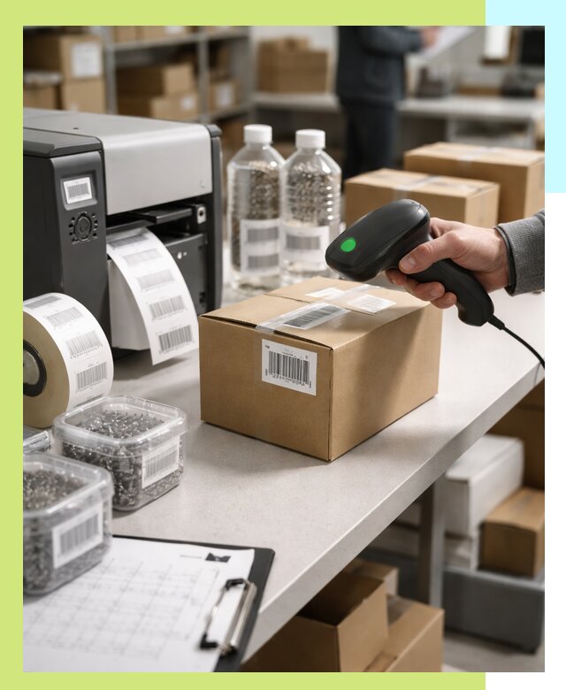 Штрихкодирование продукции и маркировка для продажи в Чебоксарах