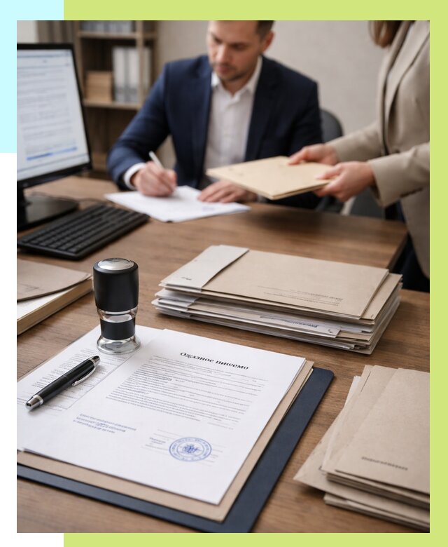 Отказное письмо для таможни в Чебоксарах от 3085 р, Алешин-Чбк