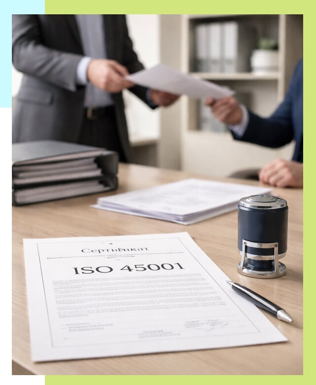 Сертификат ISO 45001 в Чебоксарах под ключ от 46278 р. | Алешин-Чбк